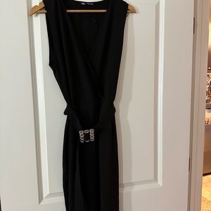 Zara black belted jumpsuits size M
